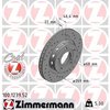 Zimmermann Brake Disc - Sport/Coated, 100123952 100123952